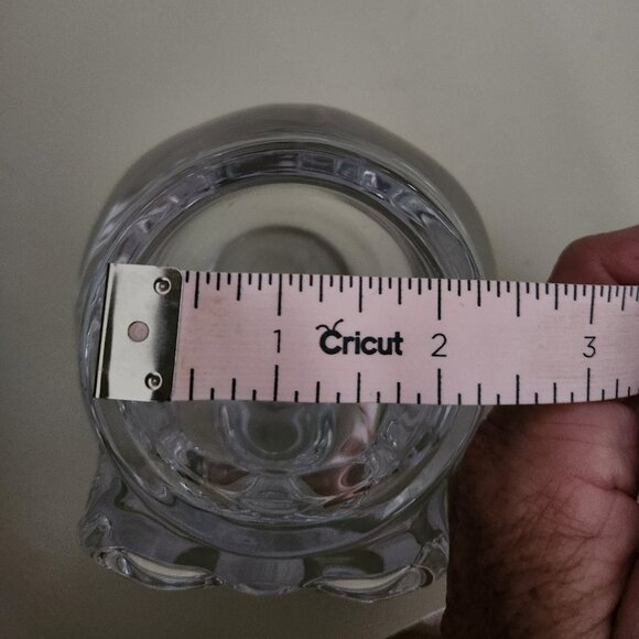 Pair of Glass Skull Candle Holders - Picture 6 of 7